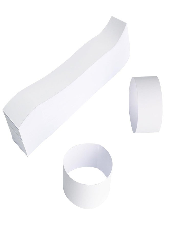 L LIKED Pack of 300 Currency Straps Money Bands, Self Sealing Money Bill Wrappers (Blank White - 300 PCS) - Image 1