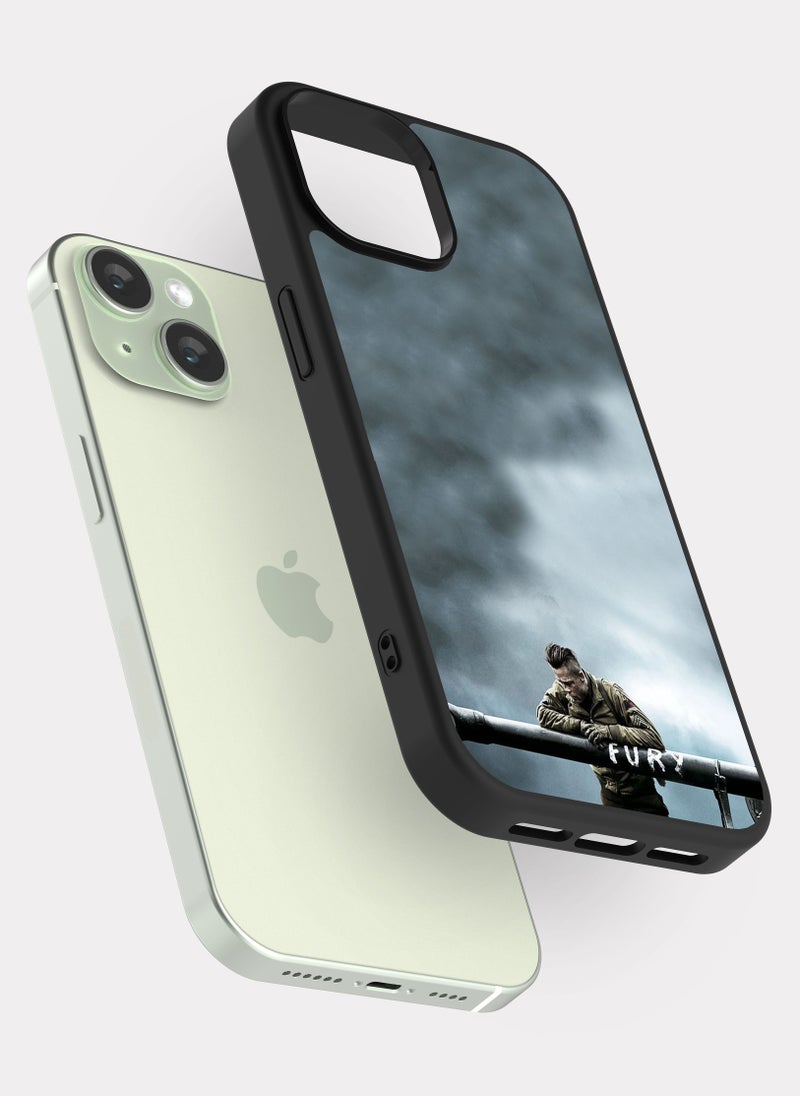 PXLAAT - iPhone 15 case cover Brad Pitt Fury - Image 1