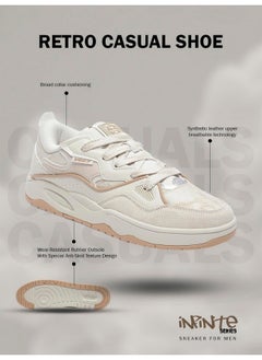 XTEP XTEP White Tea Classic Sneakers for Men Euro- 42  - Image 3