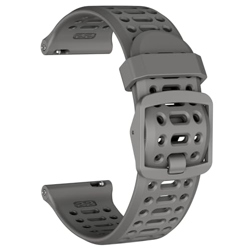 MYSNBKN Compatible with COROS Pace 3 Watch Band,22mm Quick Release Sports Silicone Watch Band Breathable Wristband Strap Women Men Strap for COROS APEX 2 Pro/APEX 46mm/APEX Pro - Image 1