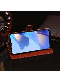IDEWEI Case For OPPO A16 Crazy Horse Texture Flip Leather Phone Case  - Image 5
