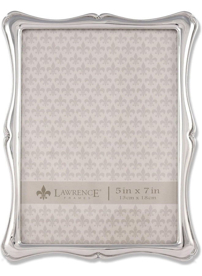 Lawrence Frames 710257 Silver Metal Romance Picture Frame, 5 by 7-Inch, Silver - Image 2