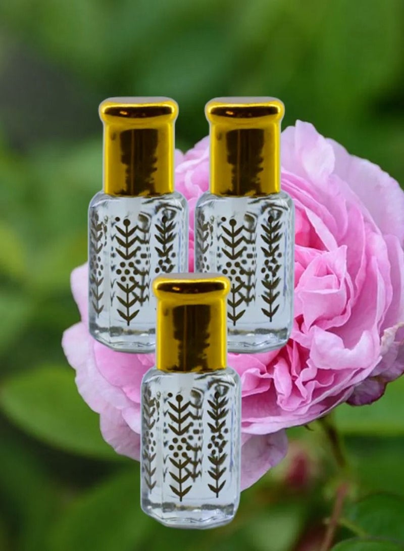 3 Pieces Natural Hollandi Flower Fragrance Perfume Oil 6 Ml