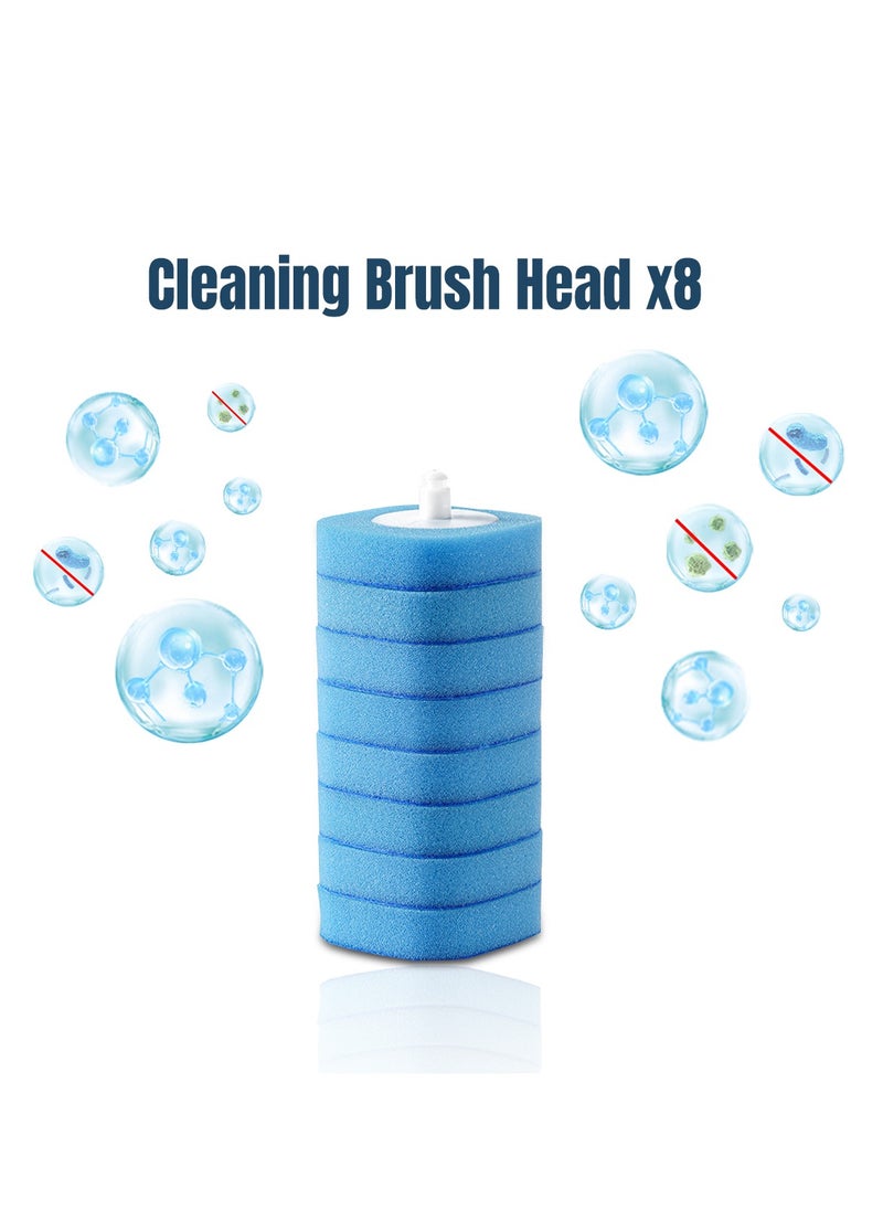 Generic Disposable Toilet Brush Sponge Head, Replaceable, Decontamination and Antibacterial 