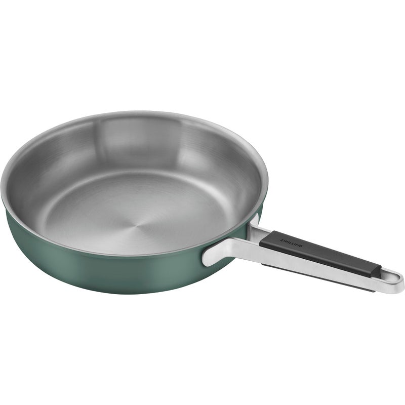 ZWILLING Pure 11inch Stainless Steel Fry Pan Green - Image 2