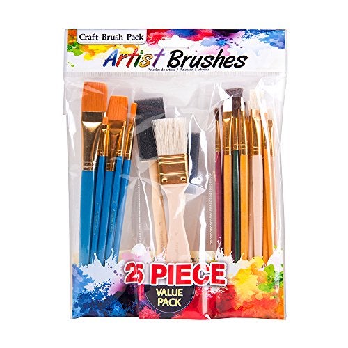 UBL-Artist Brushes- Starter Kit -25pcs - Image 1