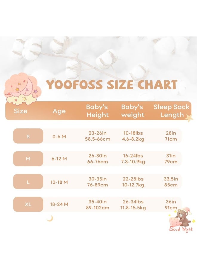 Yoofoss Baby Sleep Sack Wearable Blanket for Babies 100% Cotton 2-Way Zipper TOG 0.5 Toddler Sleeping Sack 3 Pack, Comfy Lightweight Sleep Sacks - pzsku/ZD3169389B2E3EF9844DCZ/45/_/1738048081/37b2c4d6-14ce-4a0c-af20-609cb41dd652