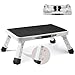 VEVOR 1Step 330lbs Capacity Folding Steel Step Ladder Adjustable Height NonSlip Sturdy Step Stool for Adults Toddlers Offices RVs Bathrooms Bedrooms - Image 3