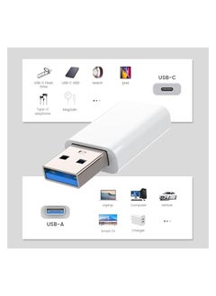 erorex USB to USB C Adapter, USB C Female to USB Male Adapter Compatible with Apple MagSafe Watch 9/8/7/SE/Ultra, for iPhone 15 14 13 12 Mini Pro Max, iPad, Galaxy Note, Pixel, CarPlay, Wall Plug  - Image 2