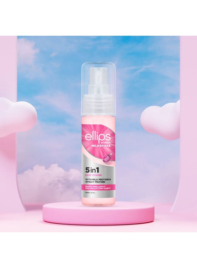 أليبس مشروب إليبس فيتامين ميلك شيك 5 في 1 للشعر مع بروتين الحليب وبروتين القمح، 45 مل - Image 4