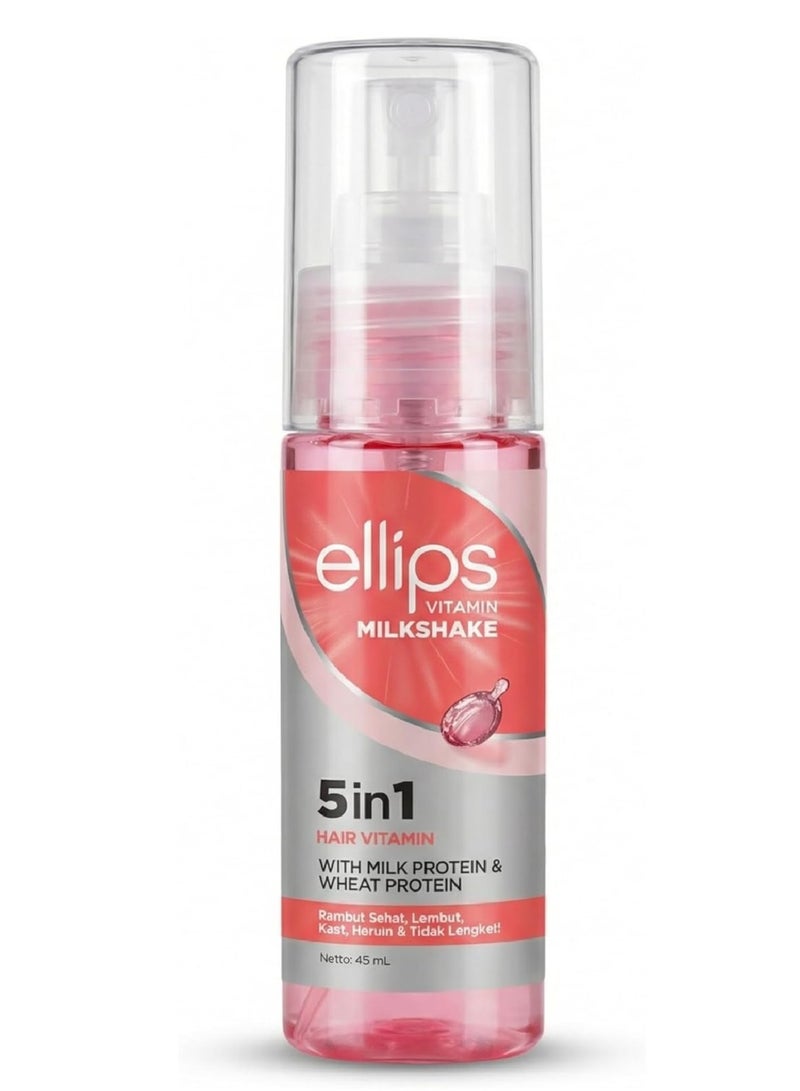 Ellips Hair Vitamin 5in1  Milkshake with Milk Protein & Wheat Protein, 45ml - Image 1