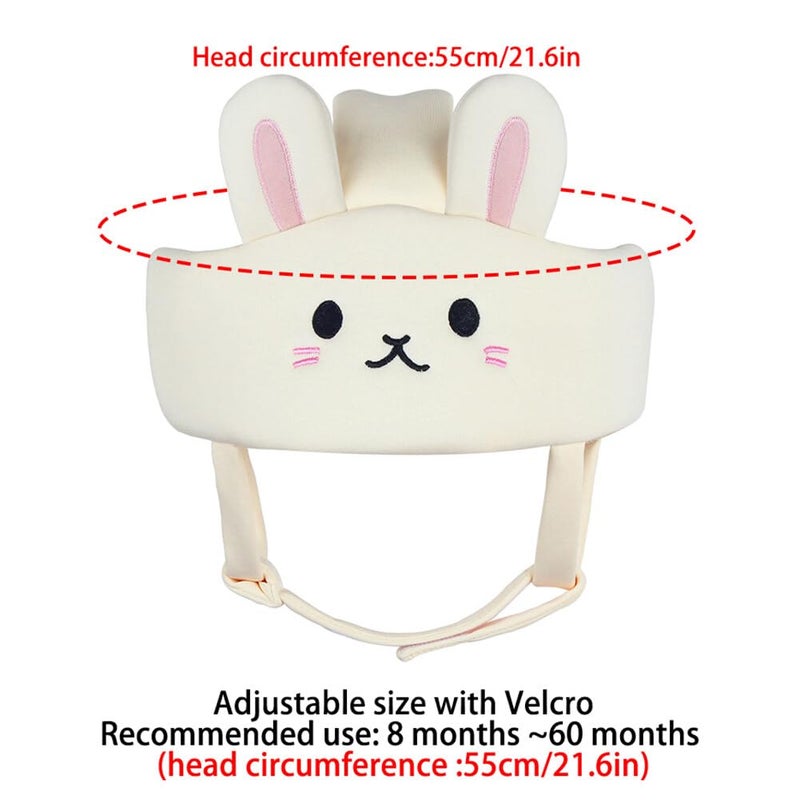 Surakey Baby Safety Helmet for Crawling Walking Baby Head Protector Cap Adjustable Baby Head Cushion Bumper Bonnet for Learning to Walk Breathable Protective Helmet, Type 1 - Image 3