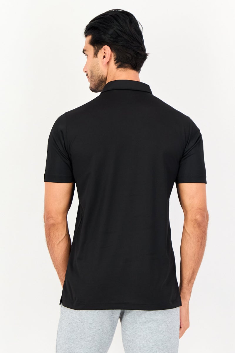 PUMA Men Performance Fit Short Sleeve Outdoor Polo Shirt, Black - Image 3