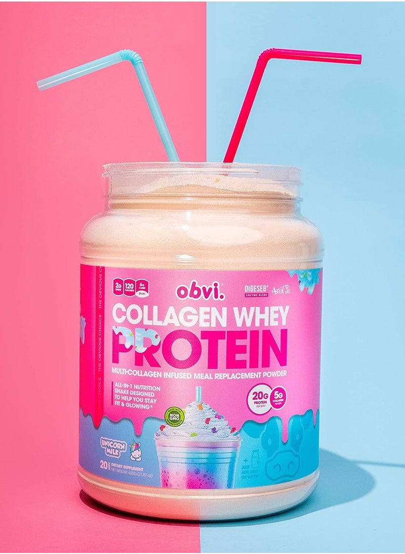 Obvi - Obvi Collagen Whey Protein Powder Unicorn Milk (20 Servings) - Image 1