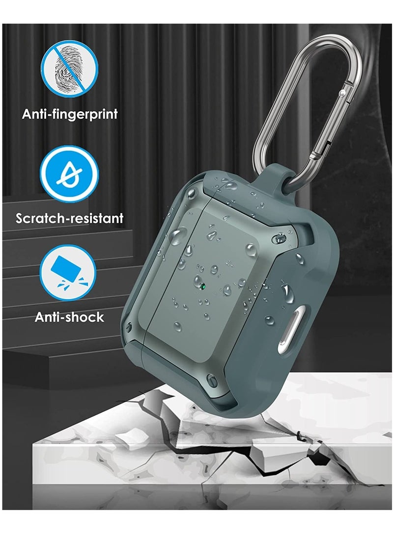 AirPods Pro Case Cover with Keychain Full Protective Shockproof Soft TPU Accessories Skin Compatible for Apple Airpods Pro Case for Women Men Girls Boys Front LED Visible - Image 5