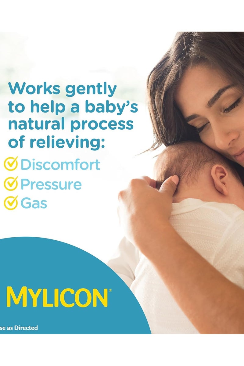 Mylicon Gas Relief Drops for Infants and Babies, Dye Free Formula, 0.5 Fluid Ounce - Image 2