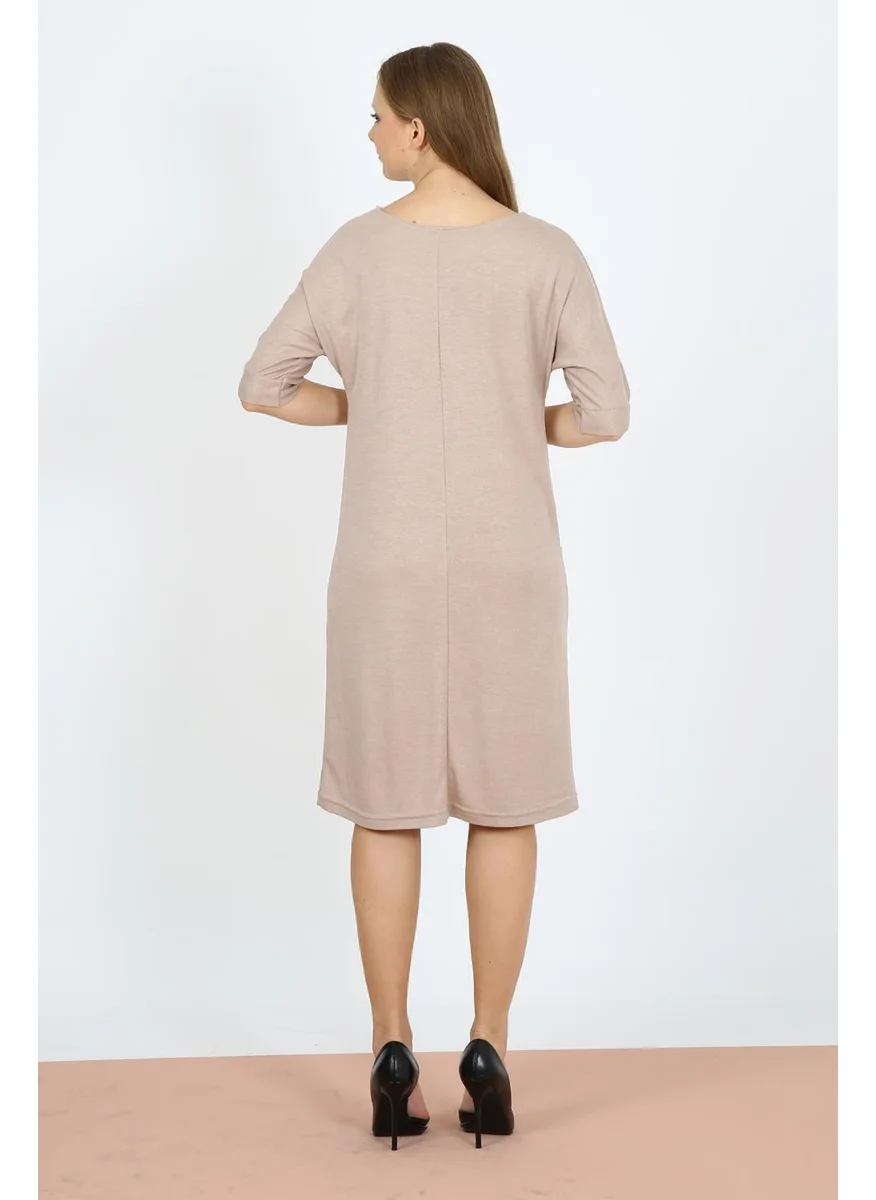الكسندر جاردي Midi Length Brooch Dress (B21-49800)