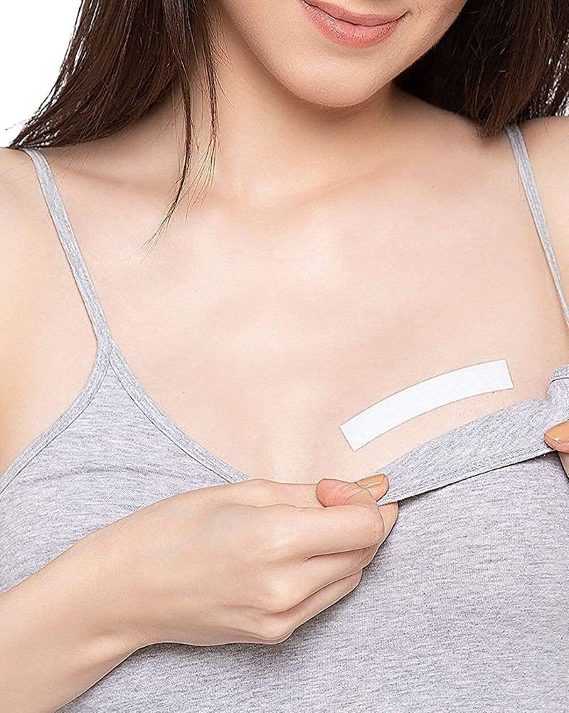 Mistie Hub Mistie Hub Fashion tape Double Sided Tape for Fashion Clothing Body Strong and Clear Tape for All Skin Tones and Fabric Waterproof Sweatproof Bra Tape Strips 36 STRIPS  - Image 1