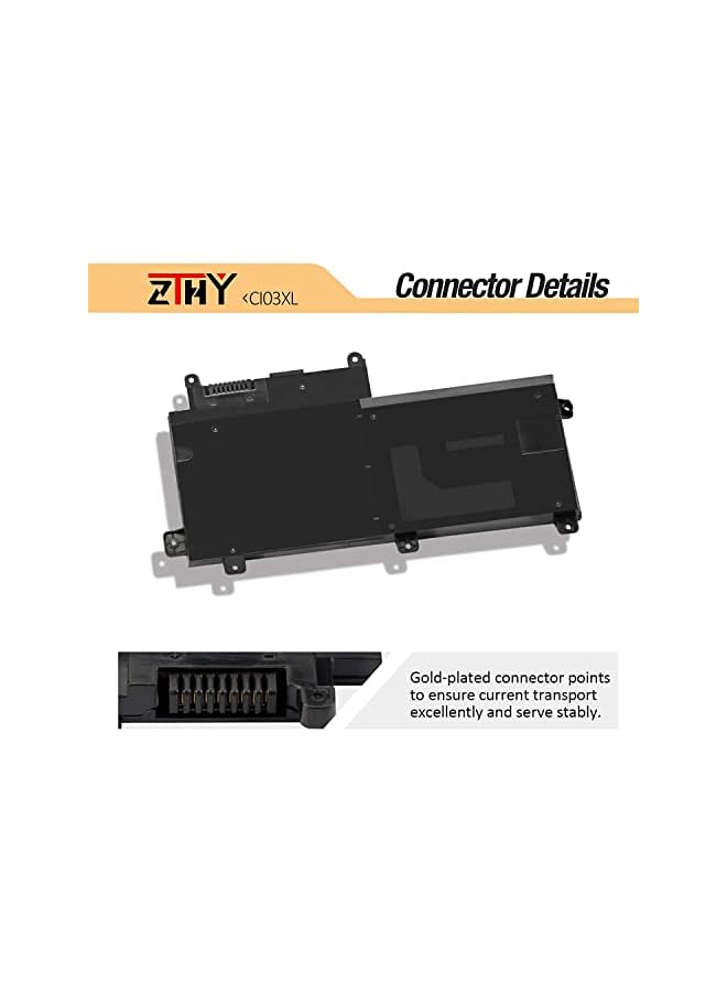 ZTHY بطارية كمبيوتر محمول Ci03 Ci03Xl لسلسلة HP Probook 640 G2 645 G2 650 G2 655 G2 Probook 640 G3 645 G3 650 G3 655 G3 Hstnn-Ub6Q Hstnn-Lb6T Hstnn-Pb6K 801554-001 - Image 4