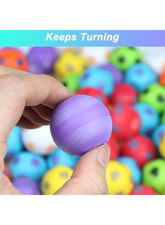 JZS Entertainment Fidget Spinner MINI Decompression Ball for Adults and Children Gyroscope Handheld Rotating Toy Rotatable Finger Football Decompression Ball Children's Birthday Gift Party Gift - Image 3