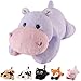 meowtastic Hippo Weighted Stuffed Animals 22 Inch 45 Pounds Weighted Plush Hippo Stuffed Animals Big Toys Pillow Cute Plush Toys Gifts for Kids Adults 22 45 lbs - Image 3