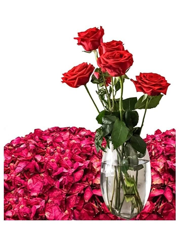 Natural Dried Violet Rose for Decoration Spa Soap Making, Candle Making, Craft Wedding Decoration Handmade Business Pen Half Kilo (500 Grams) - Image 2