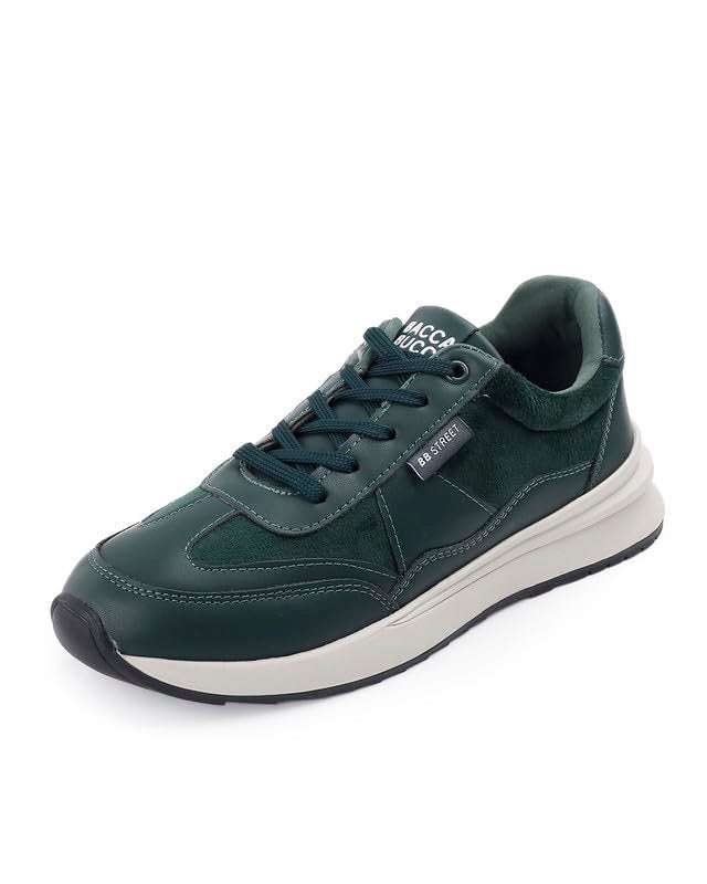 Bacca Bucci Tamra Low-Top Women's Sneakers Forest Green UK 3 - Image 1