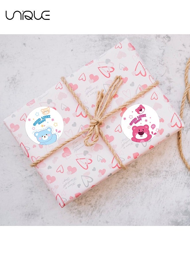 Unique 500 Pcs Cartoon Animal Stickers - Roll Stickers - Encourage kids students round encouragement stickers School Reward Stickers Classroom Teacher Supplies - Image 4