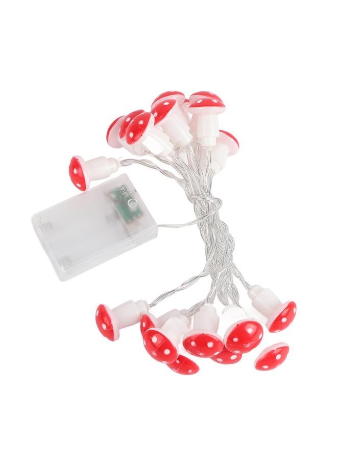 NIBEMINENT 20 LED Mushroom String Lights LED Light Strip Garden Decoration Light for Christmas Wedding Party  - Image 1