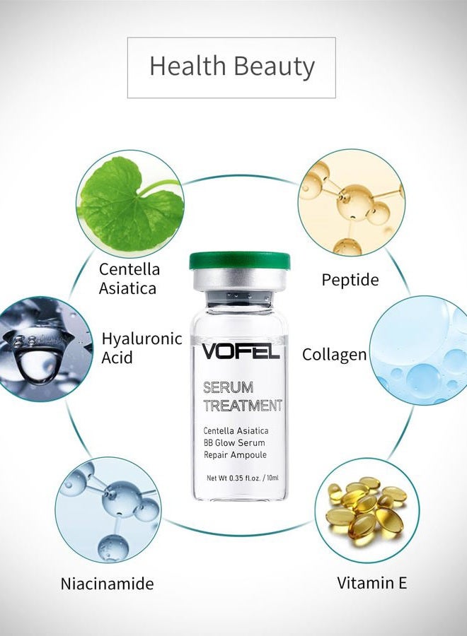 VOFEL Centella Asiatica Serum for Face with Hyaluronic Acid Repair and Centella Serum for Face Moisturizer 0.35 oz 4 Vials (4pc repair kit) - Image 4