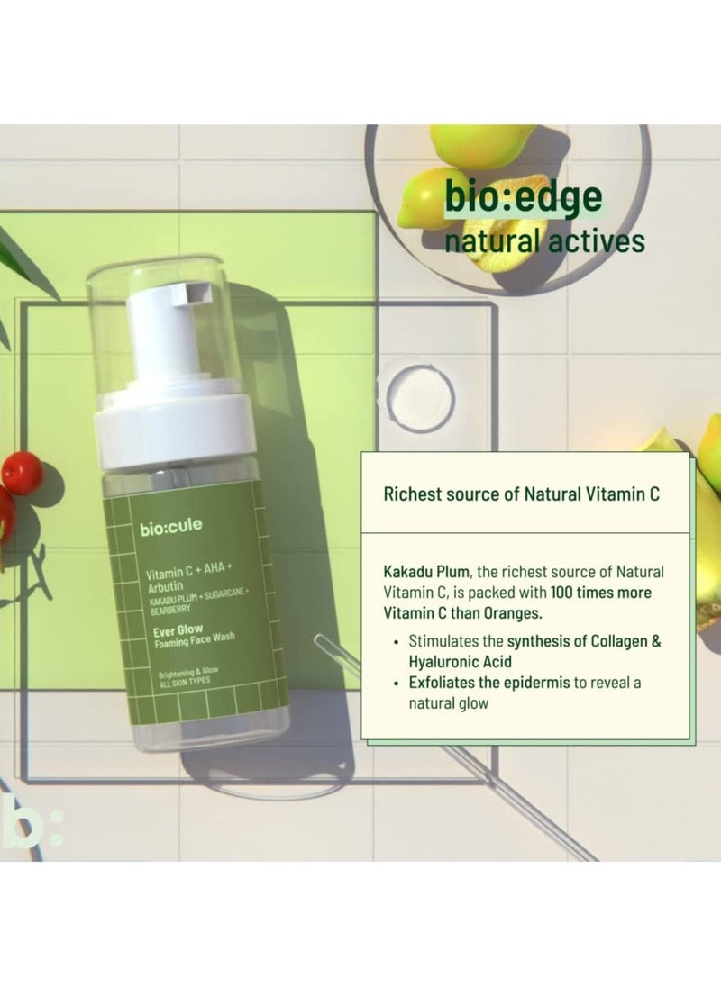 Biocule Biocule Ever Glow Foaming Face Wash 100ml  - Image 3