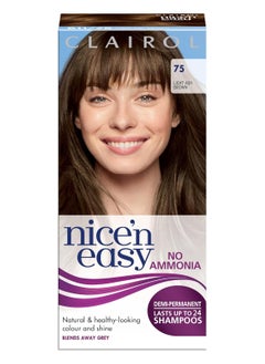 Nice n Easy No Ammonia Hair Dye 75 Light Ash Brown 1 Count