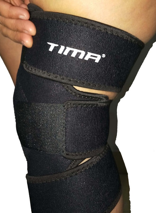TIMA Knee Support Brace for Arthritis Pain Relief Ligament Injuries Sports Gym Open Patella Support fits Men and Women - Image 4