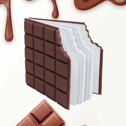 PANCIKAA Combo Chocolate Diary & Burger Diary Shape Memo Pads for Writing Memos, Notes & Sticky Notes - Image 5