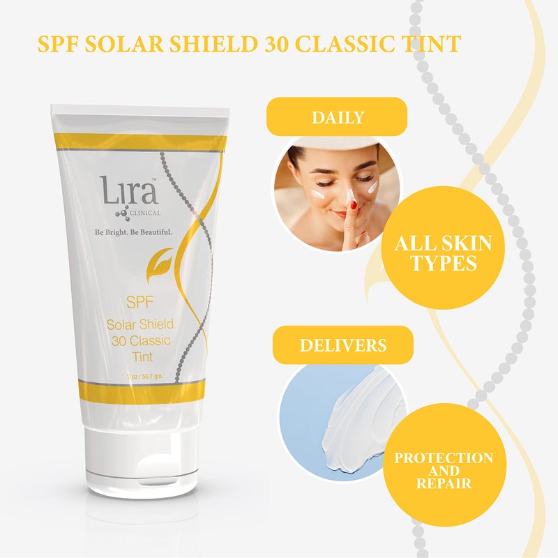 Lira Clinical Solar Shield 30 Classic Tint 2oz / 60ml - Image 2