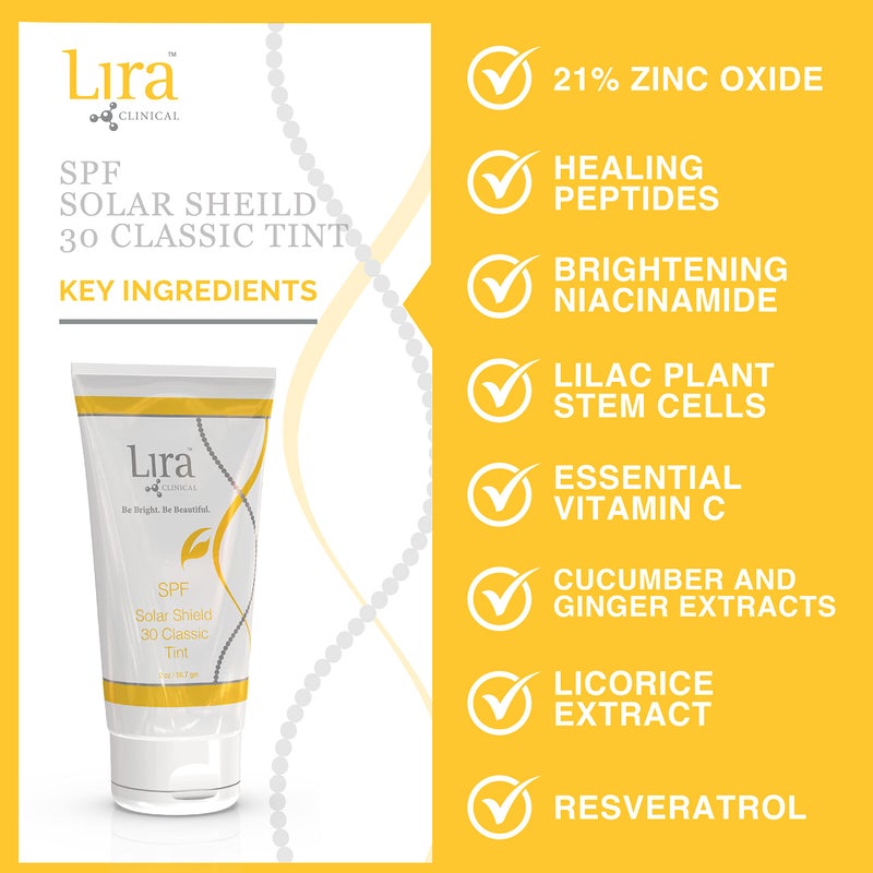 Lira Clinical Solar Shield 30 Classic Tint 2oz / 60ml - Image 4