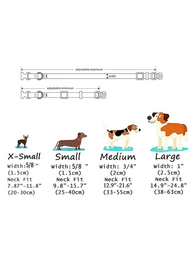 Mihqy طوق الكلب للهالوين - نمط اليقطين والخفاش والشبح - قابل للتعديل للكلاب الصغيرة والمتوسطة والكبيرة (الهالوين، XS) - Image 3