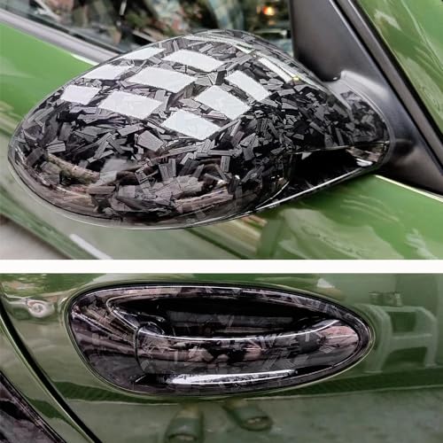 LZLRUN لفائف فينيل لزجة من ألياف الكربون الأسود اللامع LZLRUN - 1 قدم × 3.5 قدم - Image 3