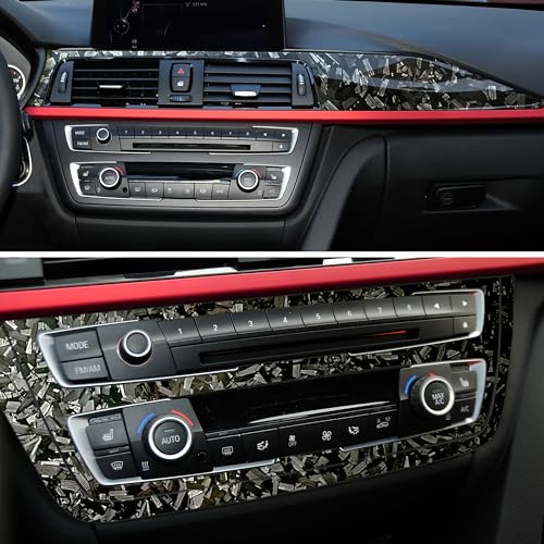 LZLRUN لفائف فينيل لزجة من ألياف الكربون الأسود اللامع LZLRUN - 1 قدم × 3.5 قدم - Image 4