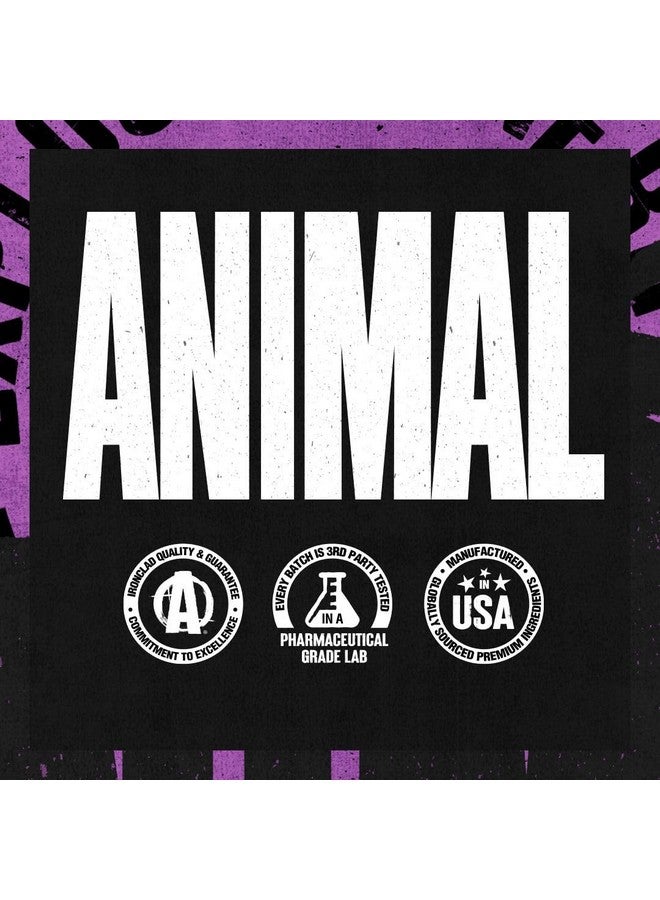 انيمال Animal PM - مُساعد على النوم للبالغين، مُحسِّن للاسترخاء غير مُسبِّب للإدمان، ومُحسِّن للمزاج، مع الميلاتونين، وL-Theanine، وZylaria، والزنك، والمغنيسيوم، وفيتامين B6، وGABA + AKG، مُكمِّل غذائي مُكمِّل، 30 قطعة - Image 4