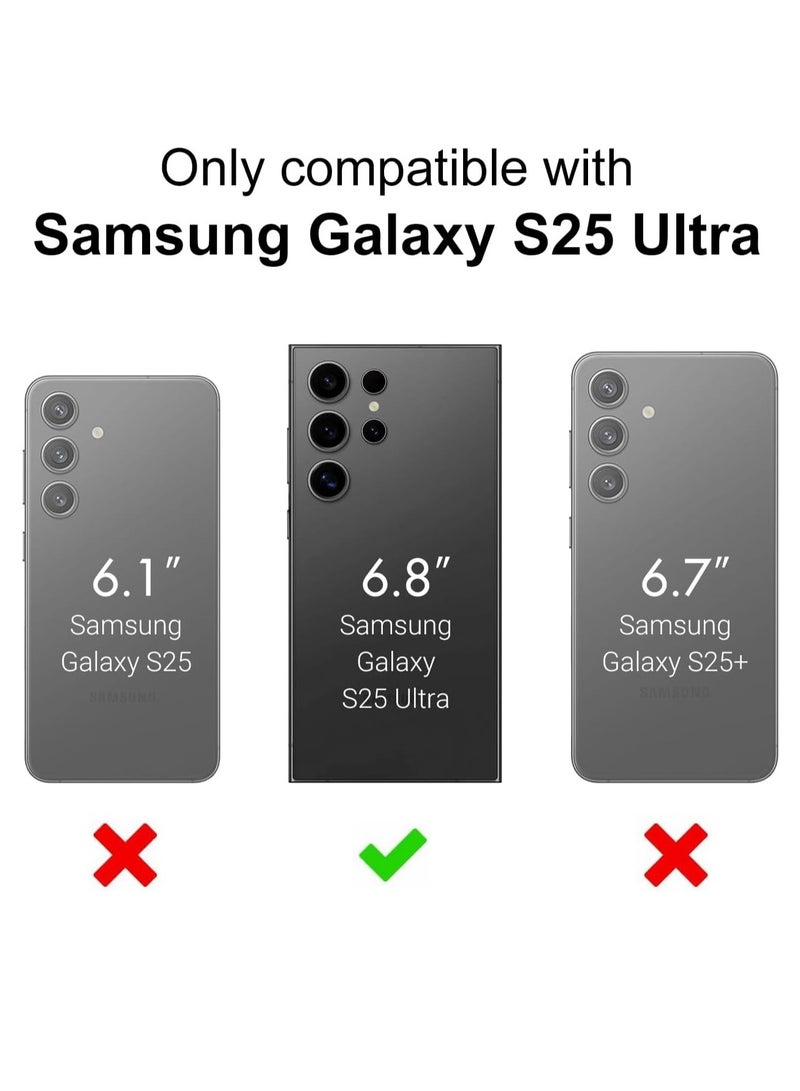 BORTONY Samsung S25 Ultra Case Liquid Silicone Case with Galaxy S25 Ultra Screen Protector Slim Fit Camera Protection Shockproof Phone Case Cover for Galaxy S25 Ultra 6.8 inch - Image 2