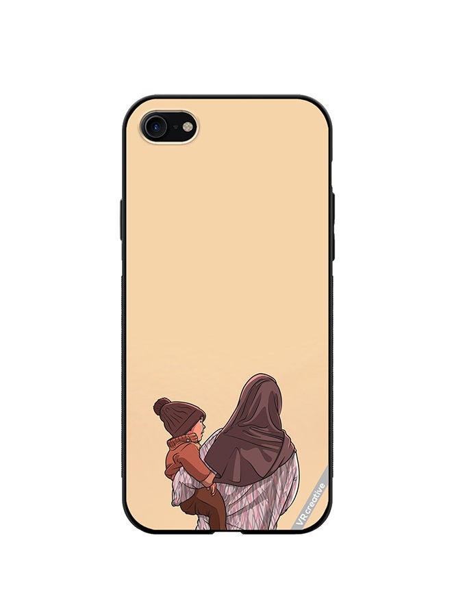 VR CREATIVE Protective Case Cover For Apple iPhone SE (2022) Me And Mom Design Multicolour - Image 1