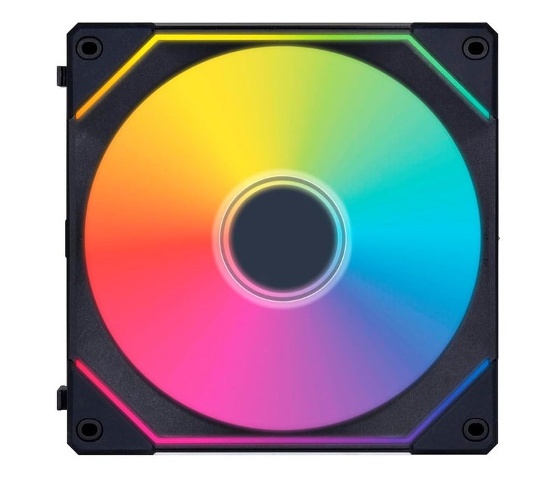 LIAN LI UNI FAN SL Infinity 140mm ARGB PWM Case Fan – Infinity Mirror Design, High Airflow & Static Pressure, Fluid Dynamic Bearing, Daisy-Chain Connectable, Software & Wireless RGB Control, Ultra-Quiet, Radiator & PC Case Cooling, Black | UF-SLIN140-1B - Image 3