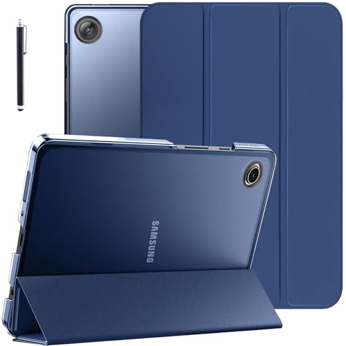 Robustrion Cover for Samsung Galaxy Tab A11 Plus Cover Case 11 inch, Flip Cover Case for Samsung Galaxy Tab A11 Plus Cover/Tab A11+ Tablet Cover with Translucent Back - Navy - Image 1