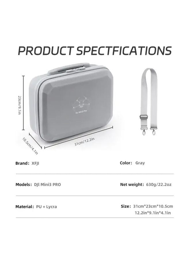 Portable Hard Shell Backpack For DJI Mini 3 Pro Drone Accessories Bag Model For RC N1 No Screen - Image 3