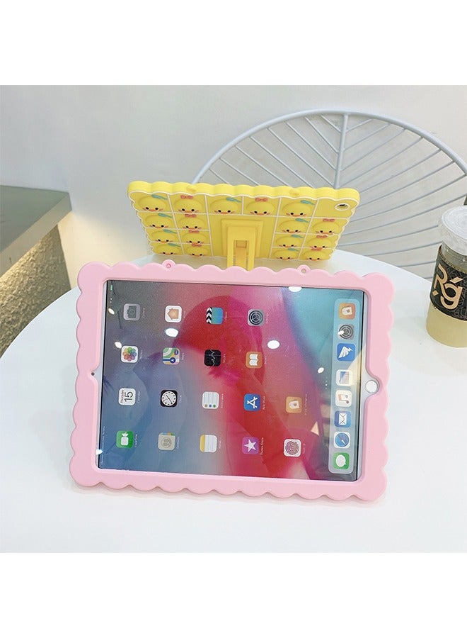GROIC Push Pop Bubble Silicone Cute Case Compatible with iPad Air 10.9 inch, iPad Pro 11 Inch, Anti-Stress Shockproof Case with Lanyard & Kickstand  - Image 2