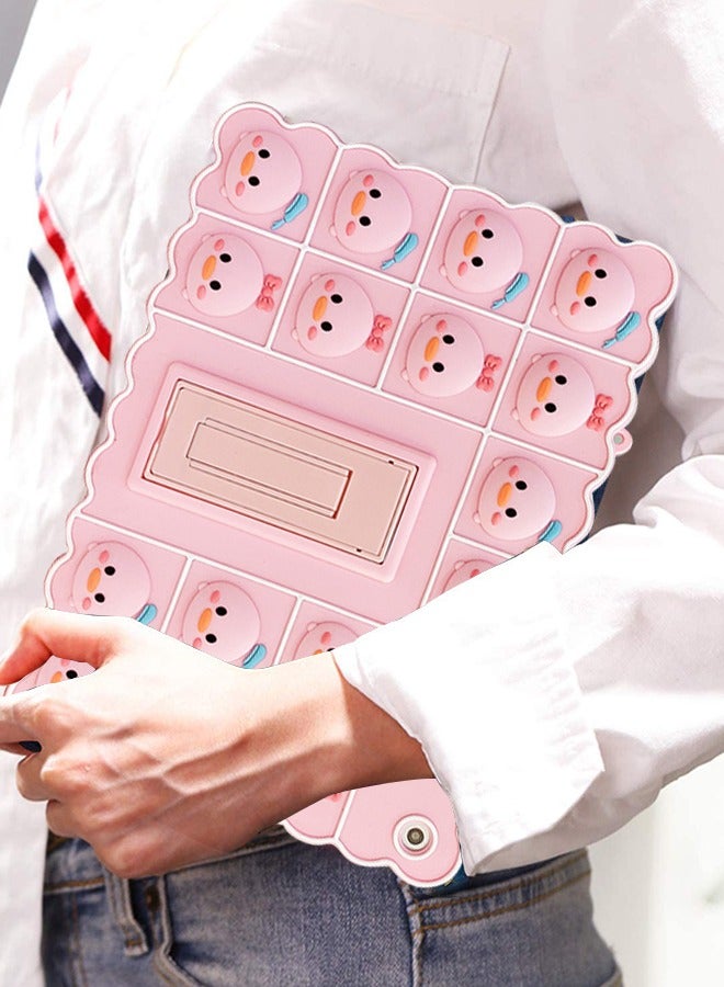 GROIC Push Pop Bubble Silicone Cute Case Compatible with iPad Air 10.9 inch, iPad Pro 11 Inch, Anti-Stress Shockproof Case with Lanyard & Kickstand  - Image 5