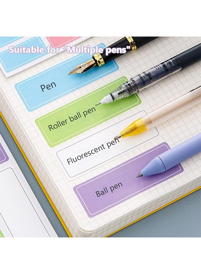 اتش اس تسميات زجاجة الرعاية النهارية اسم Stikers - 120 قطعة مقاومة للماء ذاتية اللصق تسمية Stikers لأكواب زجاجات الأطفال - موردو مدارس الأطفال - زجاجات الزيت العطري - حاويات التخزين - Image 5