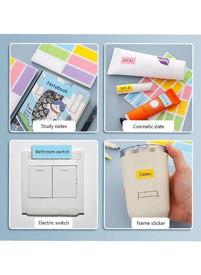 اتش اس تسميات زجاجة الرعاية النهارية اسم Stikers - 120 قطعة مقاومة للماء ذاتية اللصق تسمية Stikers لأكواب زجاجات الأطفال - موردو مدارس الأطفال - زجاجات الزيت العطري - حاويات التخزين - Image 4