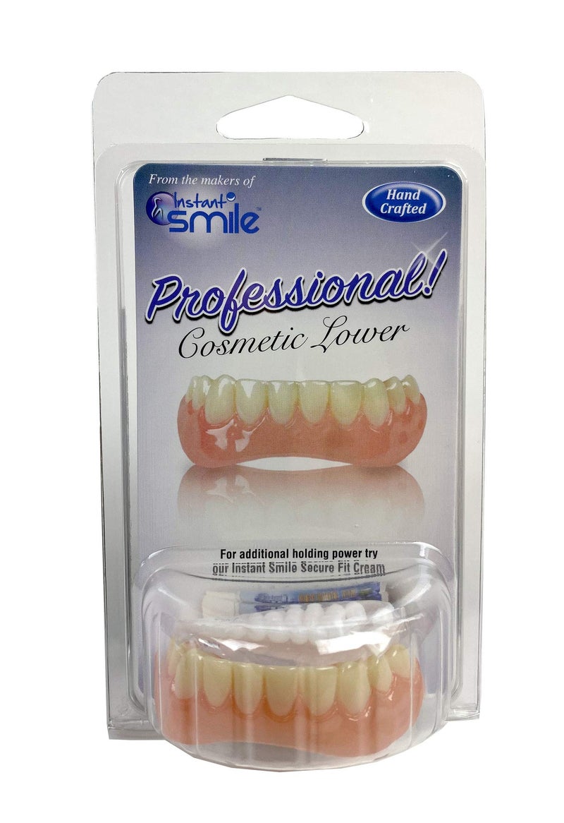 Instant Smile Professional Cosmetic Lower Teeth - New from Hand crafted detail, custom fit at home! - Image 3